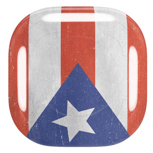 Puerto Rico Flag Distressed Galaxy Buds Pro Skin
